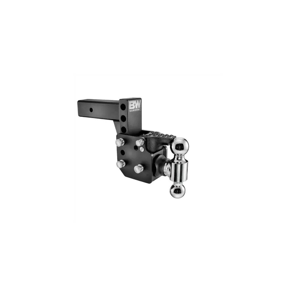 B&W Tow & Stow Pintle Adjustable 2" Ball Mount - BWTTS10053B